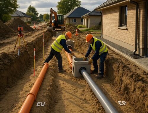 Tout savoir sur la pose de réseaux d’eaux usées et pluviales !