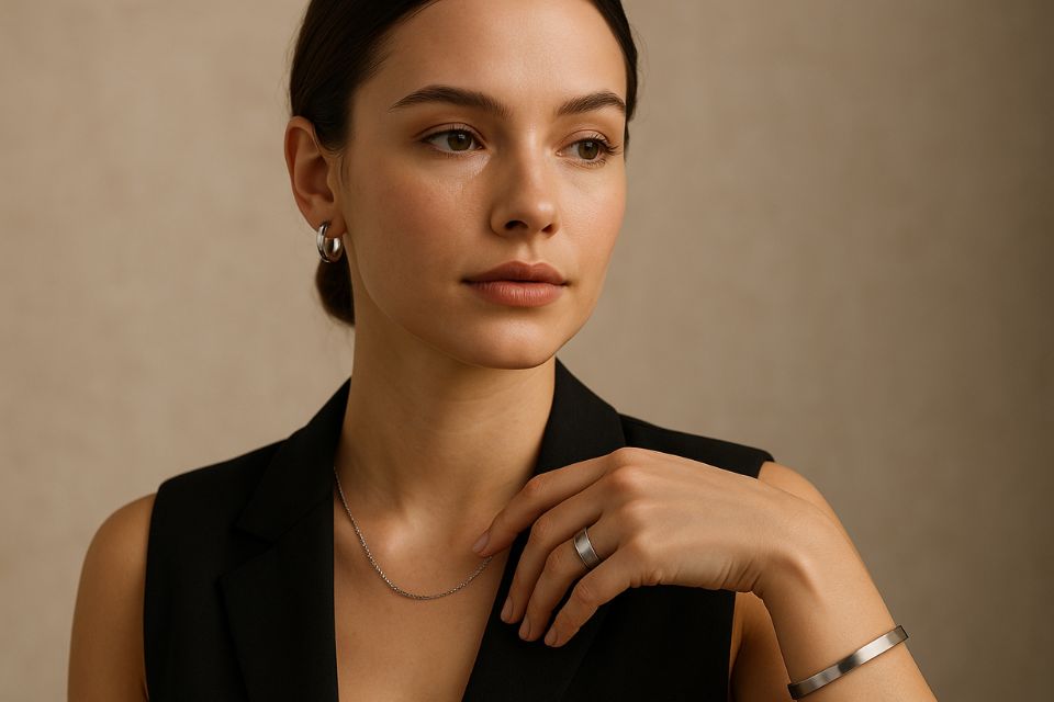 Les bijoux en acier inoxydable, le secret d’un look chic à petit prix