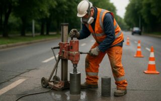 Le carottages routiers, une étape clé pour détecter l’amiante et les HAP