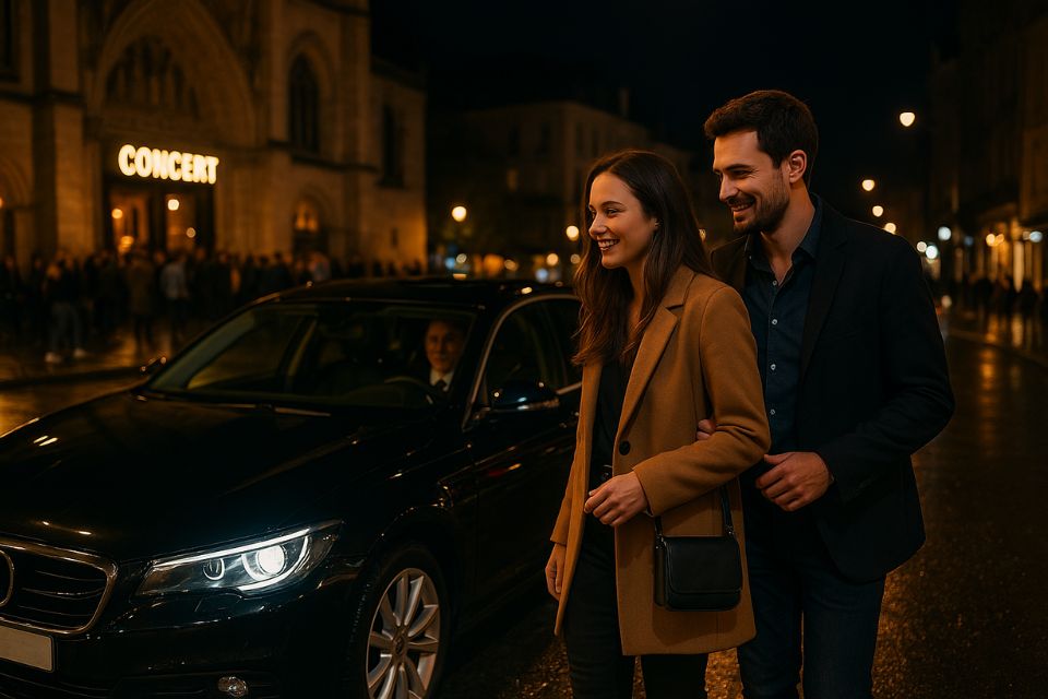 Soirée, concert, événement : rentrez en toute sécurité avec un VTC à Angers