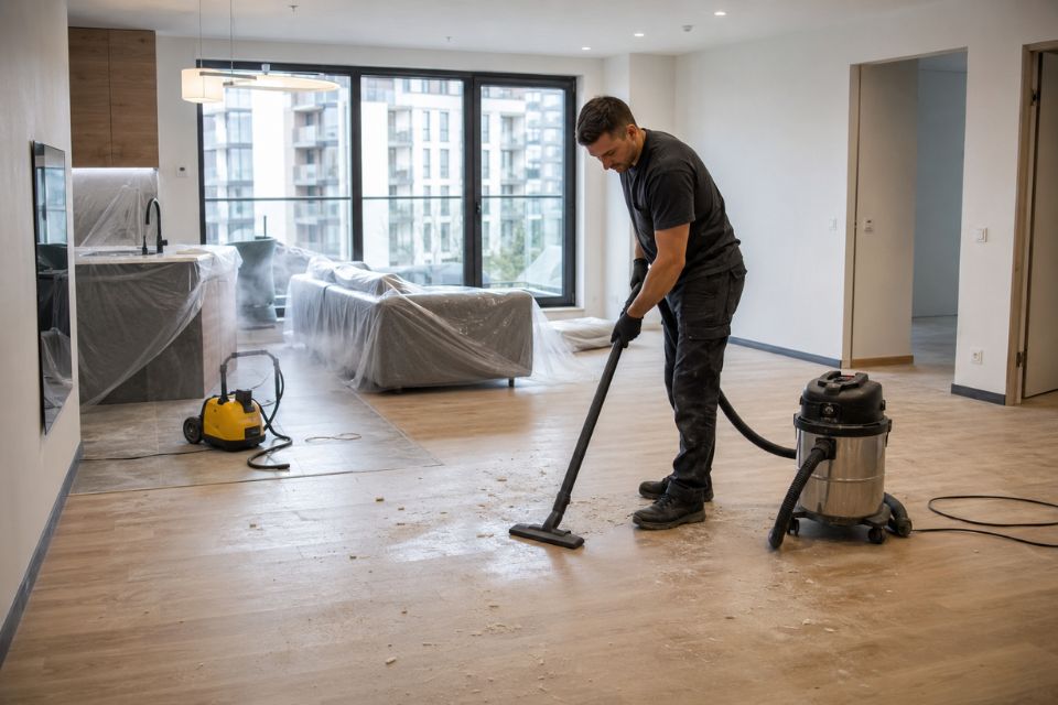 Comment éliminer poussières et résidus d’un appartement après travaux ?